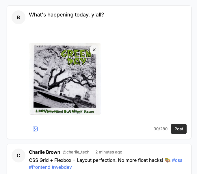 Not Another Microblog screenshot 2