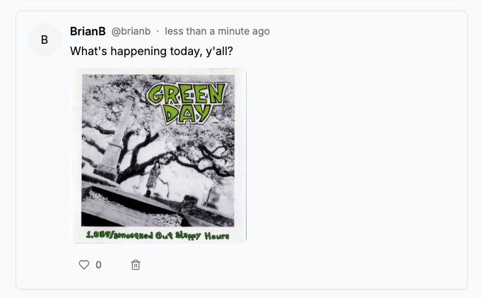 Not Another Microblog screenshot 4